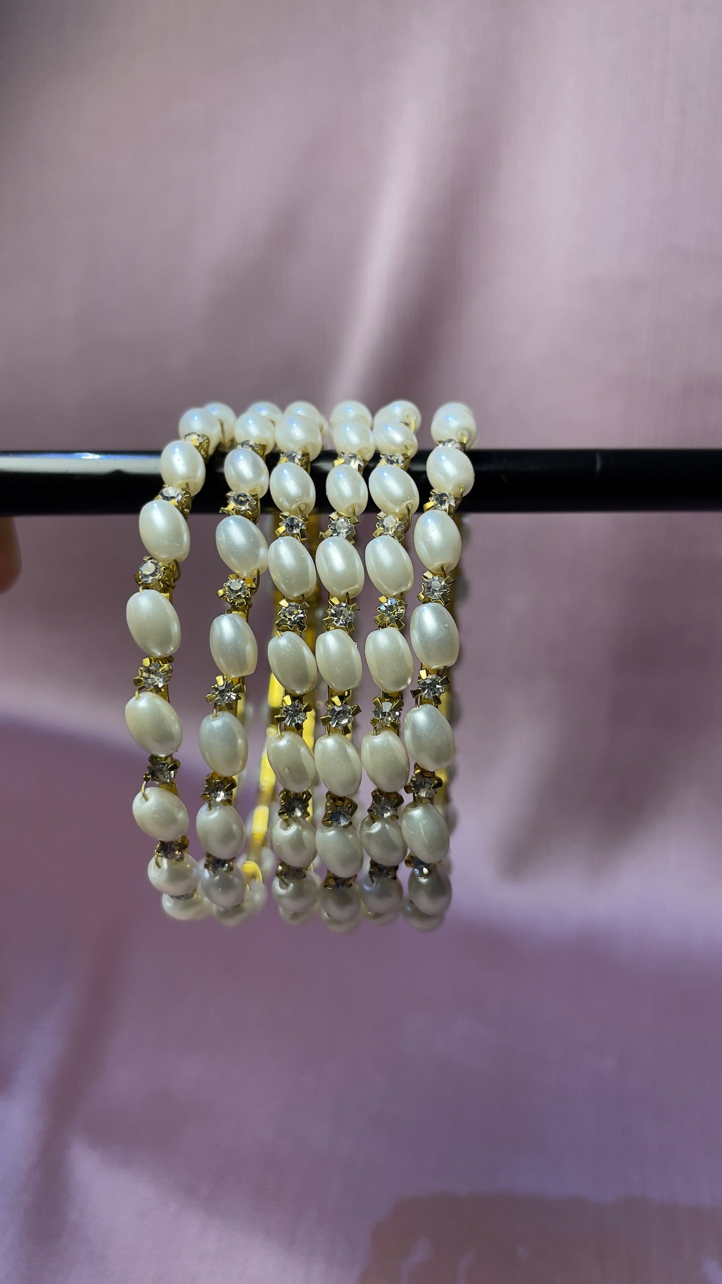 Pearl & Stone Bangles