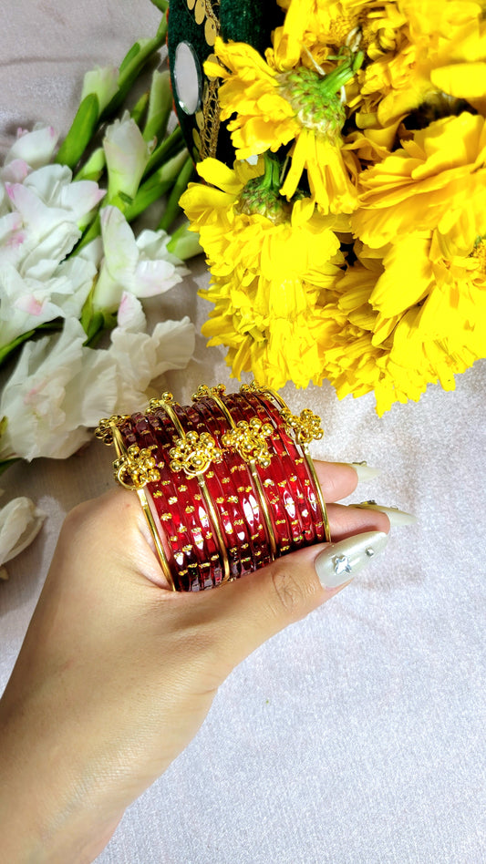Royal Crimson Bangles