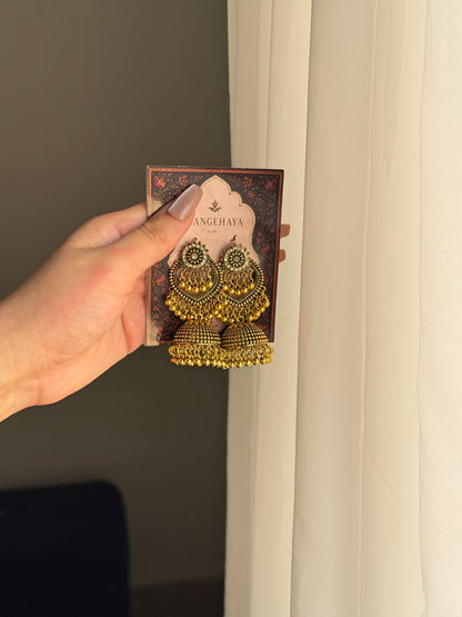 Chandbali Jhumka Earrings